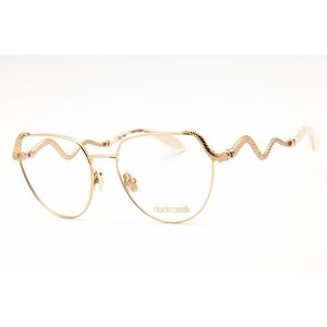 Roberto Cavalli VRC053M Eyeglasses Rose Gold Metal Cat-Eye
